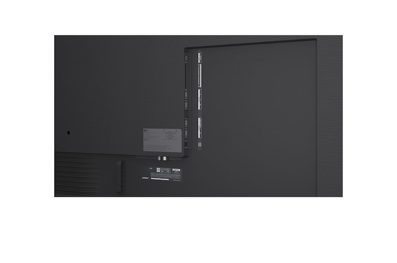 Uma rapariga e um cão estão sentados em frente a uma LG QNED TV instalada numa parede com a imagem de três elefantes a caminhar por cima de uma LG Soundbar. O título fala de como cada ação é mais emocionante num ecrã gigante.