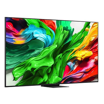 Vista traseira do televisor LG QNED evo QNED85