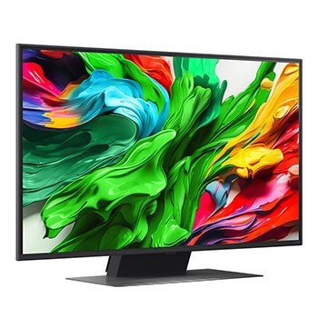 Vista traseira do televisor LG QNED evo QNED85