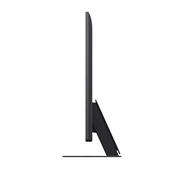 AI Magic Remote da LG com o botão AI realçado. À sua volta estão as diferentes funcionalidades a que um utilizador pode aceder a partir do botão. AI Voice ID, AI Search, AI Chatbot, AI Concierge, AI Picture Wizard, AI Sound Wizard. O texto explica que o LG AI Magic Remote completa a sua AI Experience com um botão de AI dedicado e pode ser utilizado como um air mouse. Basta apontar e clicar.