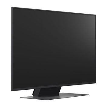 O LG AI Magic Remote em frente a um ecrã da LG TV. No ecrã é apresentada uma saudação personalizada da LG AI com palavras-chave personalizadas baseadas na pesquisa do utilizador e no histórico de visualizações. Junto ao telecomando encontra-se um ícone e uma etiqueta que indicam que a funcionalidade AI Concierge é facilmente acessível premindo brevemente o botão de AI. 