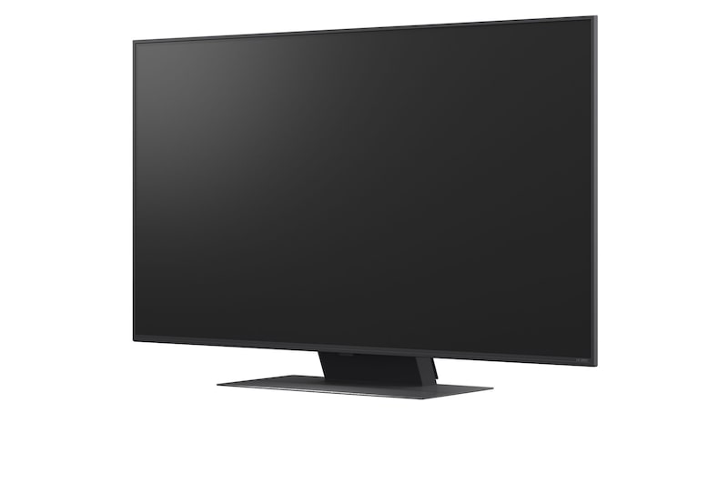 O LG AI Magic Remote em frente a um ecrã da LG TV. No ecrã é apresentada uma saudação personalizada da LG AI com palavras-chave personalizadas baseadas na pesquisa do utilizador e no histórico de visualizações. Junto ao telecomando encontra-se um ícone e uma etiqueta que indicam que a funcionalidade AI Concierge é facilmente acessível premindo brevemente o botão de AI.