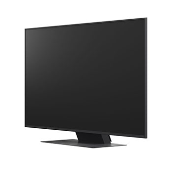 Grande plano de uma LG TV que mostra como funciona a AI Search. Abre-se uma pequena janela de conversação a mostrar como o utilizador perguntou quais os jogos de desporto disponíveis. A AI Search respondeu por chat, mostrando miniaturas de conteúdo disponível. Há também uma mensagem para perguntar ao Copilot da Microsoft. 