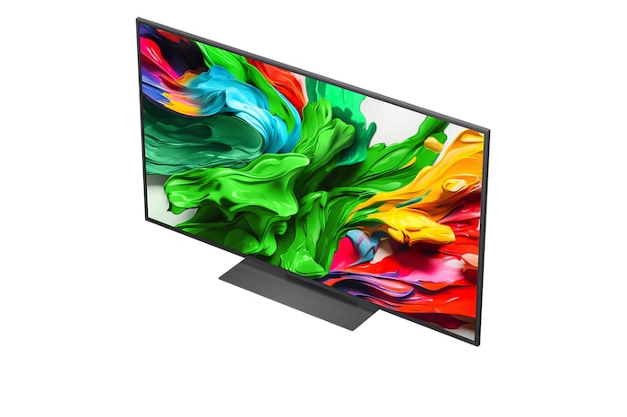 O processador alpha 7 IA de 8.ª geração acende a amarelo e raios coloridos de luz saem do mesmo. O título fala sobre como o processador entrega qualidade 4K, cores impressionantes e luminosidade.