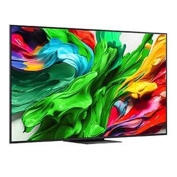 Vista traseira do televisor LG QNED evo QNED85
