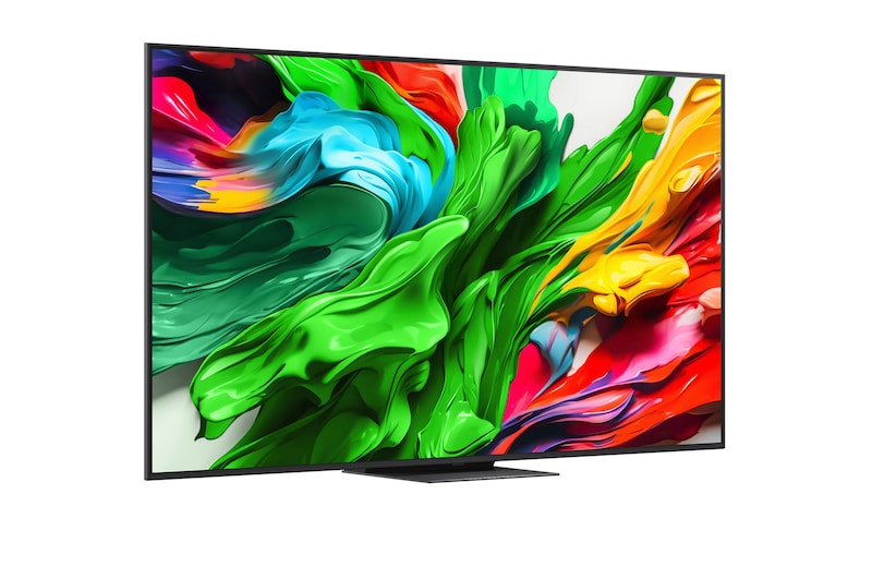 Vista traseira do televisor LG QNED evo QNED85