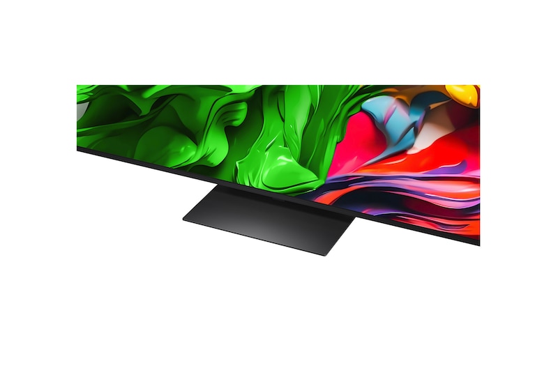 Perspetiva do interior de uma gruta, olhando para a sua entrada, onde se pode ver um céu azul e o horizonte. Toda a cena é dividida ao meio para mostrar a capacidade do Escurecimento local avançado do QNED. Num dos lados, as cores e os pormenores estão desbotados e os efeitos visuais parecem turvos. A etiqueta diz: LED convencional. O outro lado tem pretos ótimos, melhor contraste, brilho e cor. A etiqueta diz Escurecimento local avançado. O título fala sobre como a tecnologia de Escurecimento local avançado proporciona uma imagem mais nítida.