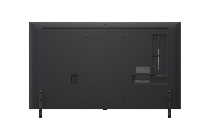 Vista traseira do televisor LG QNED80