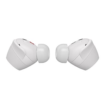 Vista de trás dos auriculares