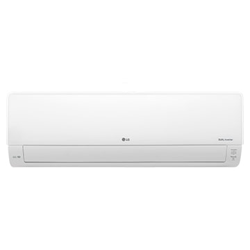 Images of indoor and outdoor AC units.