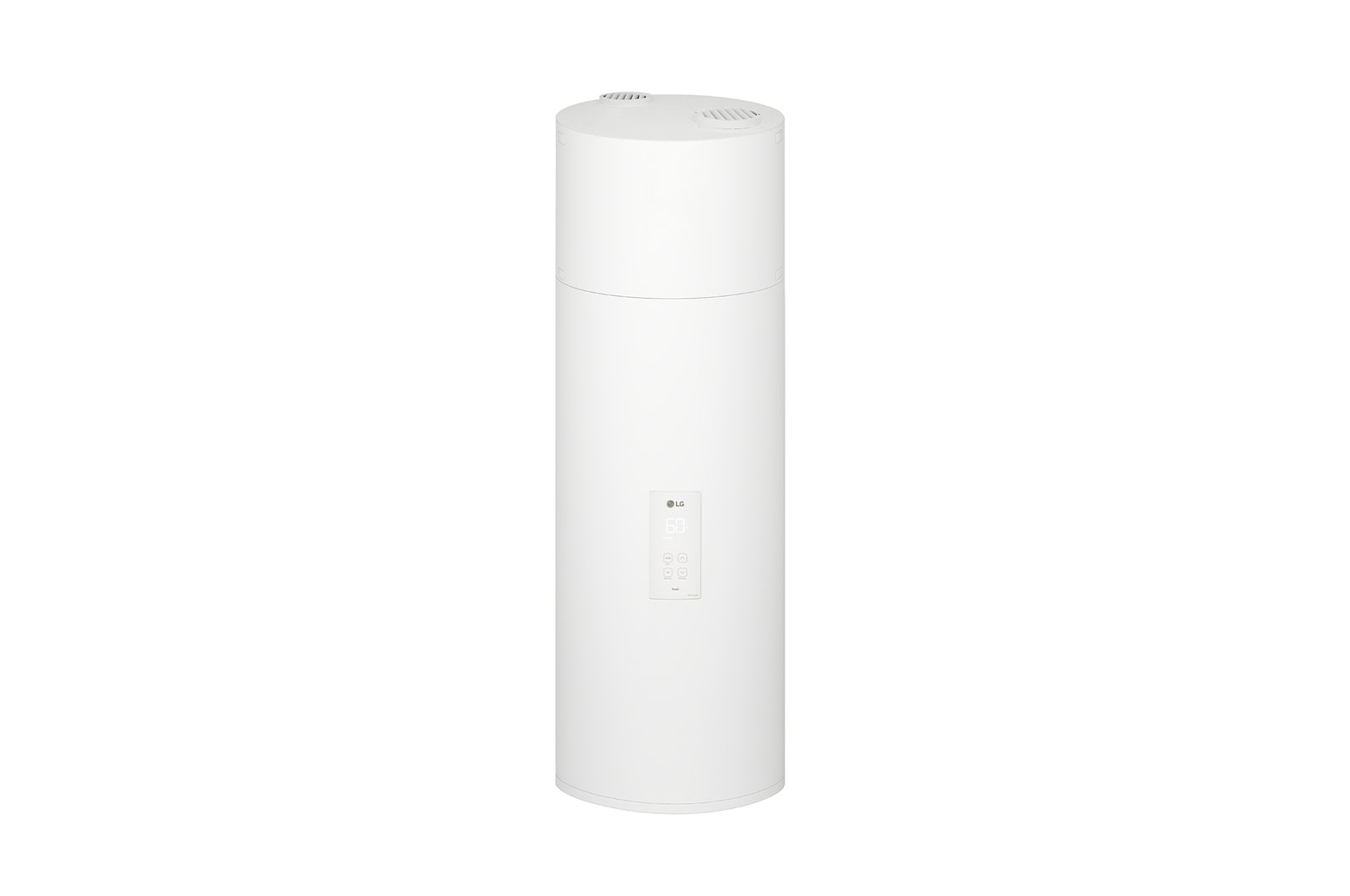 Vista superior da Bomba de Calor LG WH15ESF0.HA em branco essence, com design de montagem na parede.