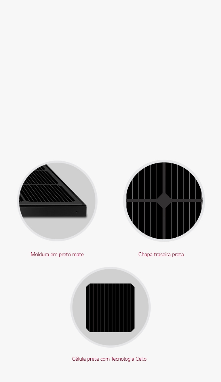 Módulo estético em preto