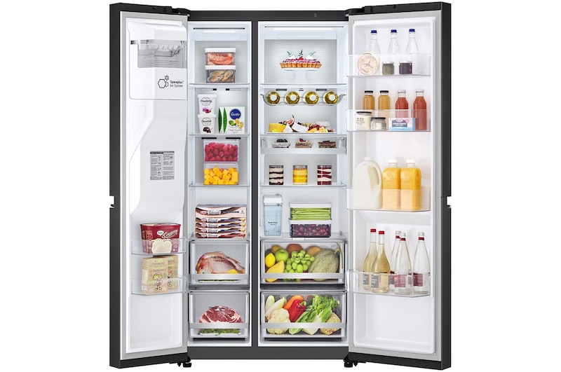 front open with food