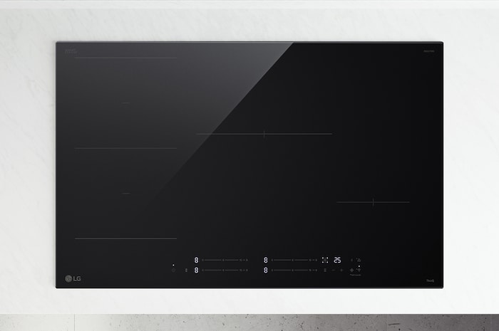 Vista frontal de Placa de Indução 80cm | 4 Zonas de Confeção | 1 Zona Flexível, CBIZ3035B