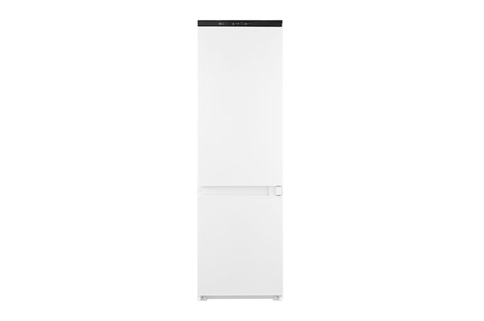 Vista frontal do Frigorífico Combinado de Encastre Branco GTFN256SER com 233l, No Frost Total e Gaveta Para Vegetais Frescos