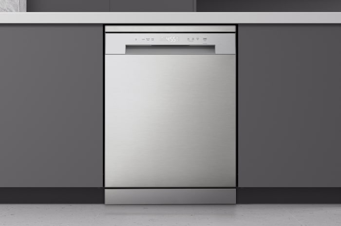 LG Máquina de lavar loiça | Prateado | Eficiência Energética D | Motor Direct Drive Inverter™ | QuadWash™ | EasyRack™, DF142FV