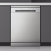 Vista frontal de Máquina de Loiça LG | Motor Direct Drive Inverter | QuadWash™ | EasyRack™ | LG ThinQ™ DF142FV