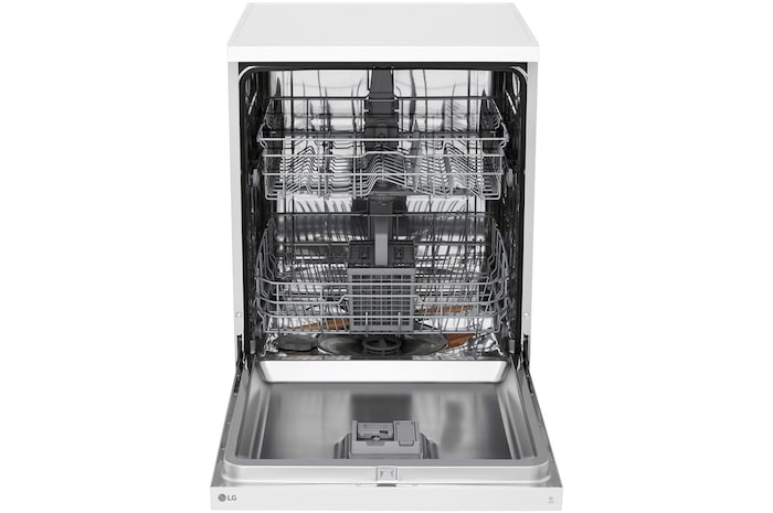 LG Máquina de lavar loiça LG DF142FW, QuadWash™, 2 cestos com 1 regulável, eficiência energética D, DF142FW