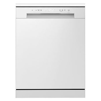 Vista frontal de Máquina de lavar loiça LG DF142FW, QuadWash™, 2 cestos com 1 regulável, eficiência energética D DF142FW