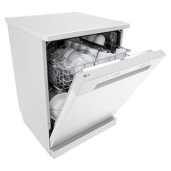LG Máquina de lavar loiça LG DF142FW, QuadWash™, 2 cestos com 1 regulável, eficiência energética D, DF142FW