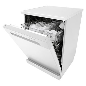 LG Máquina de lavar loiça LG DF142FW, QuadWash™, 2 cestos com 1 regulável, eficiência energética D, DF142FW