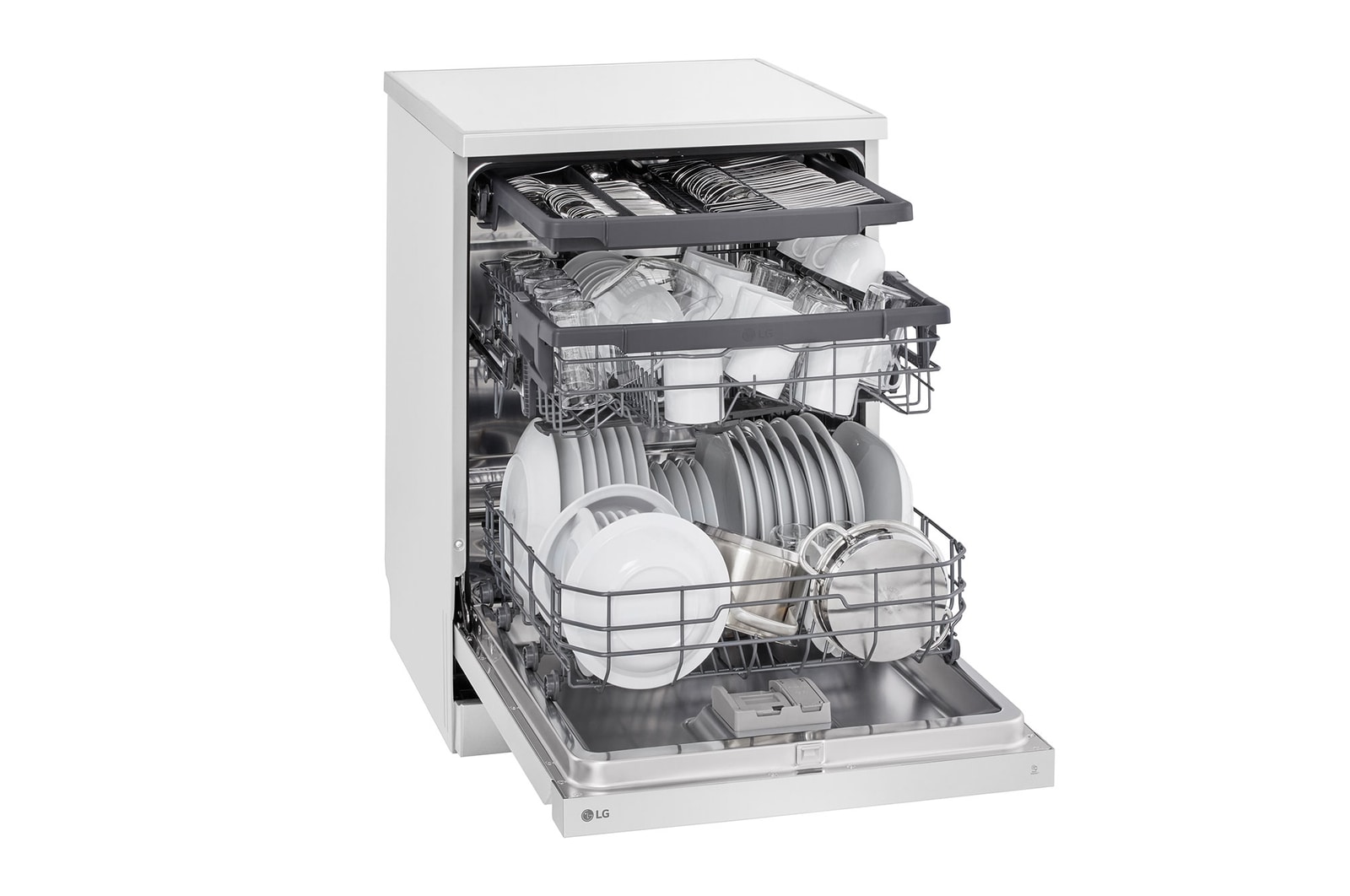 Right side view with Dishes