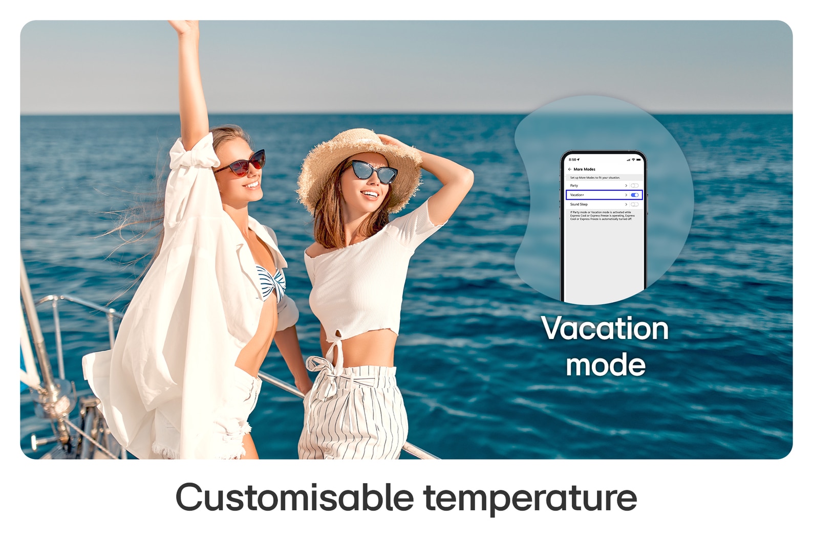Customise temperature