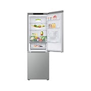 top door open with food stored