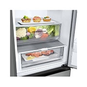drawer view with food stored