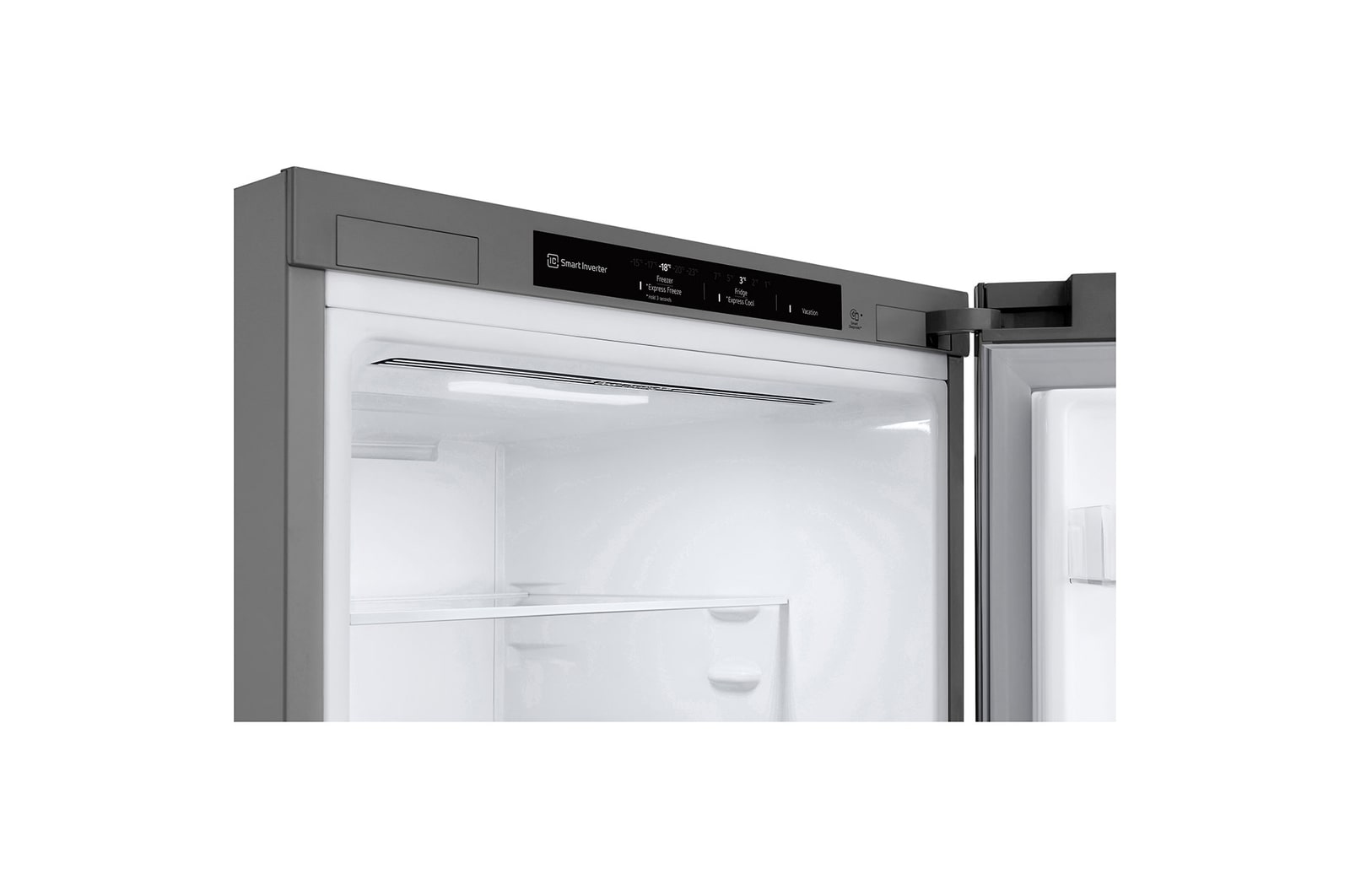 imagem do interior do frigorífico combinado LG