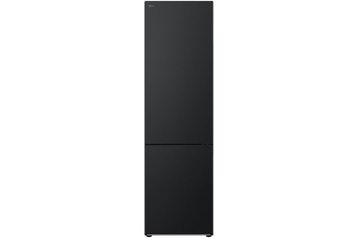Vista frontal do Frigorífico Combinado LG GBV22NCBEP com 387l e cor Essence Matte Black