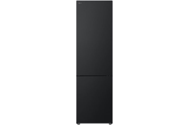 Vista frontal do Frigorífico Combinado LG GBV22NCBEP com 387l e cor Essence Matte Black
