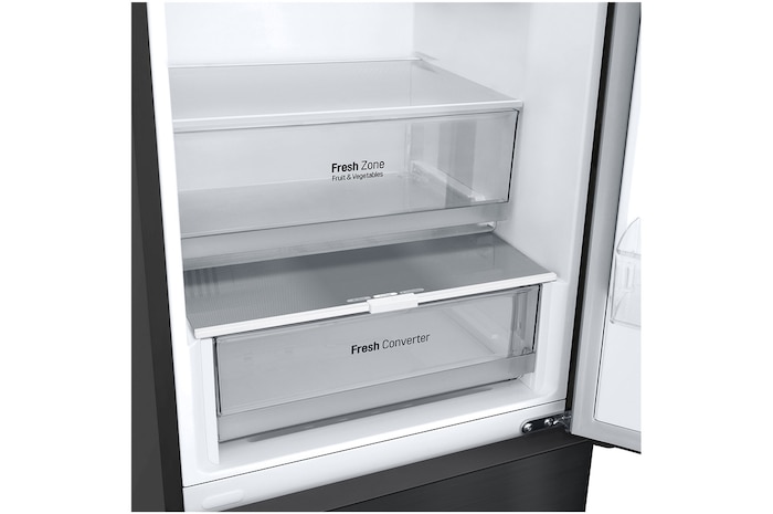 vista detalhada das gavetas interiores