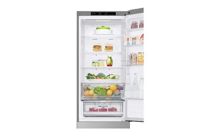 imagem do interior do frigorífico combinado LG
