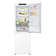 top door open with food stored