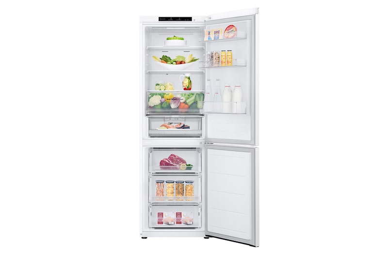front open with food stored