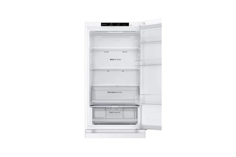 drawer view with food stored