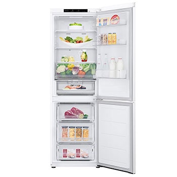 front open with food stored