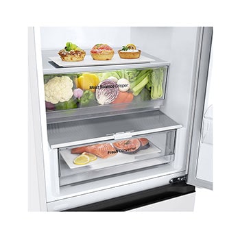 duct view with food stored
