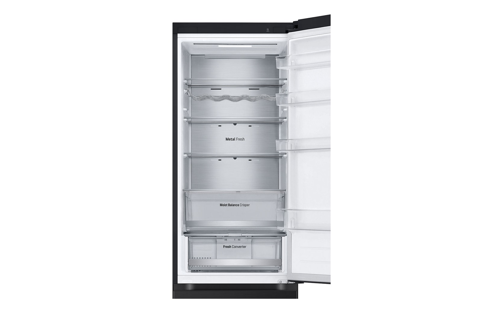 LG Frigorífico Combinado | 387l | Eficiência Energética C | NatureFRESH™ | DoorCooling+™ | LinearCooling™ | FRESH Converter™ | Metal Fresh™, GBV5250CEP