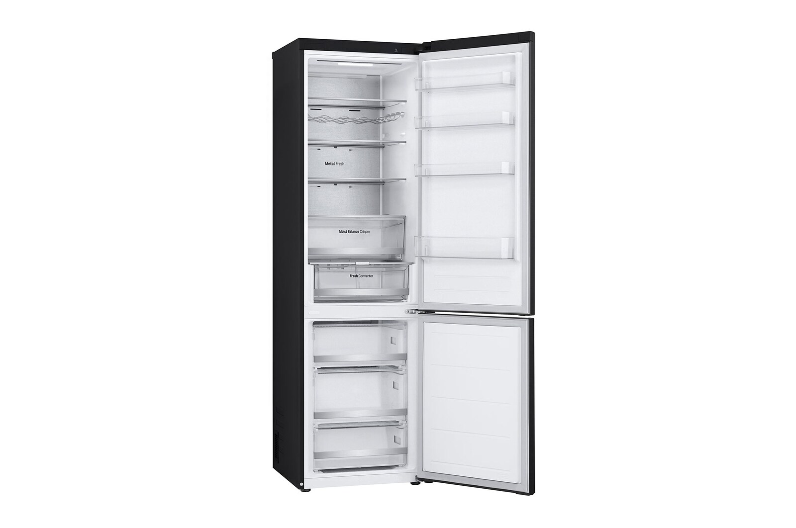 LG Frigorífico Combinado | 387l | Eficiência Energética C | NatureFRESH™ | DoorCooling+™ | LinearCooling™ | FRESH Converter™ | Metal Fresh™, GBV5250CEP