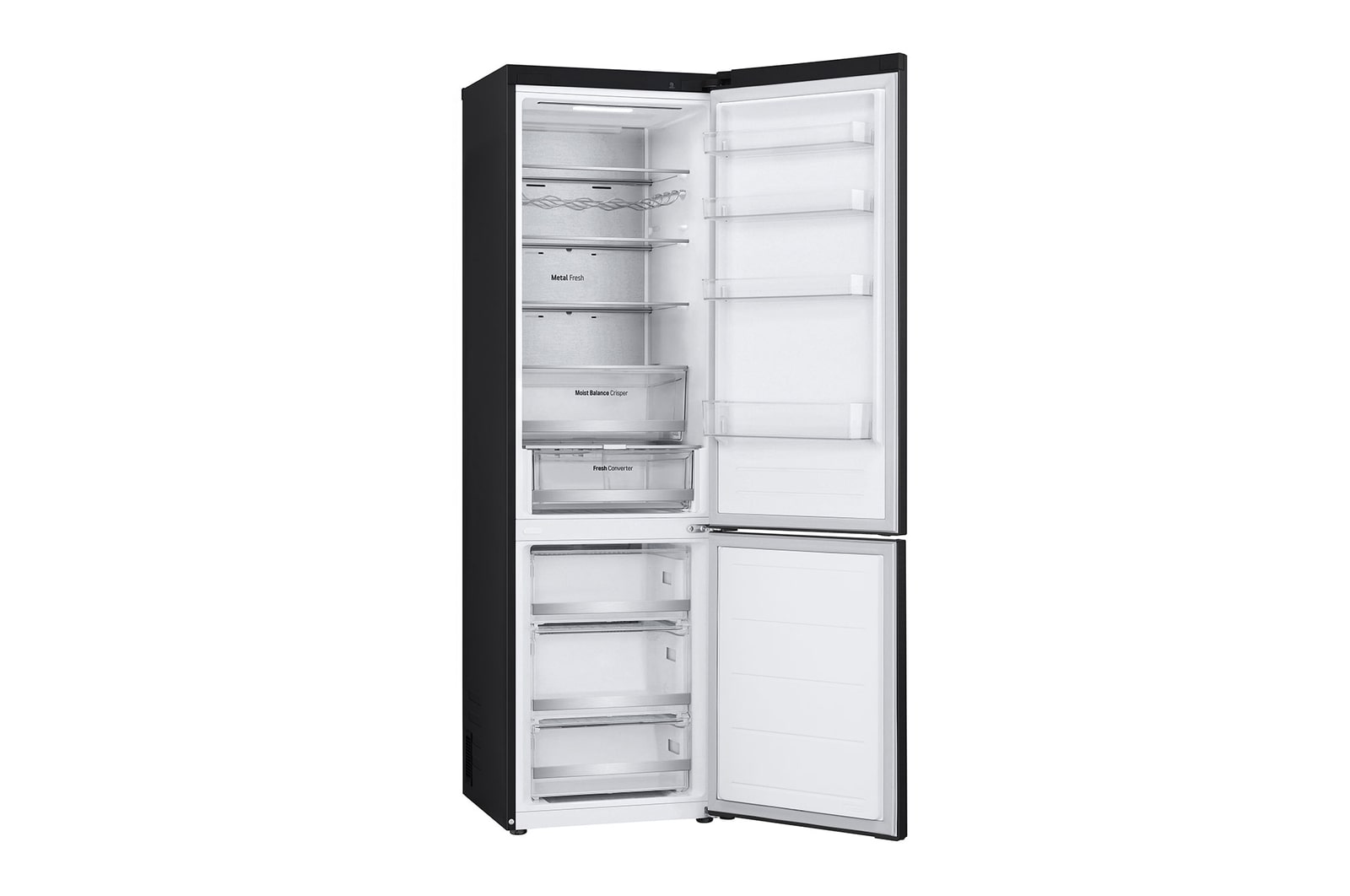 LG Frigorífico Combinado | 387l | Eficiência Energética C | NatureFRESH™ | DoorCooling+™ | LinearCooling™ | FRESH Converter™ | Metal Fresh™, GBV5250CEP