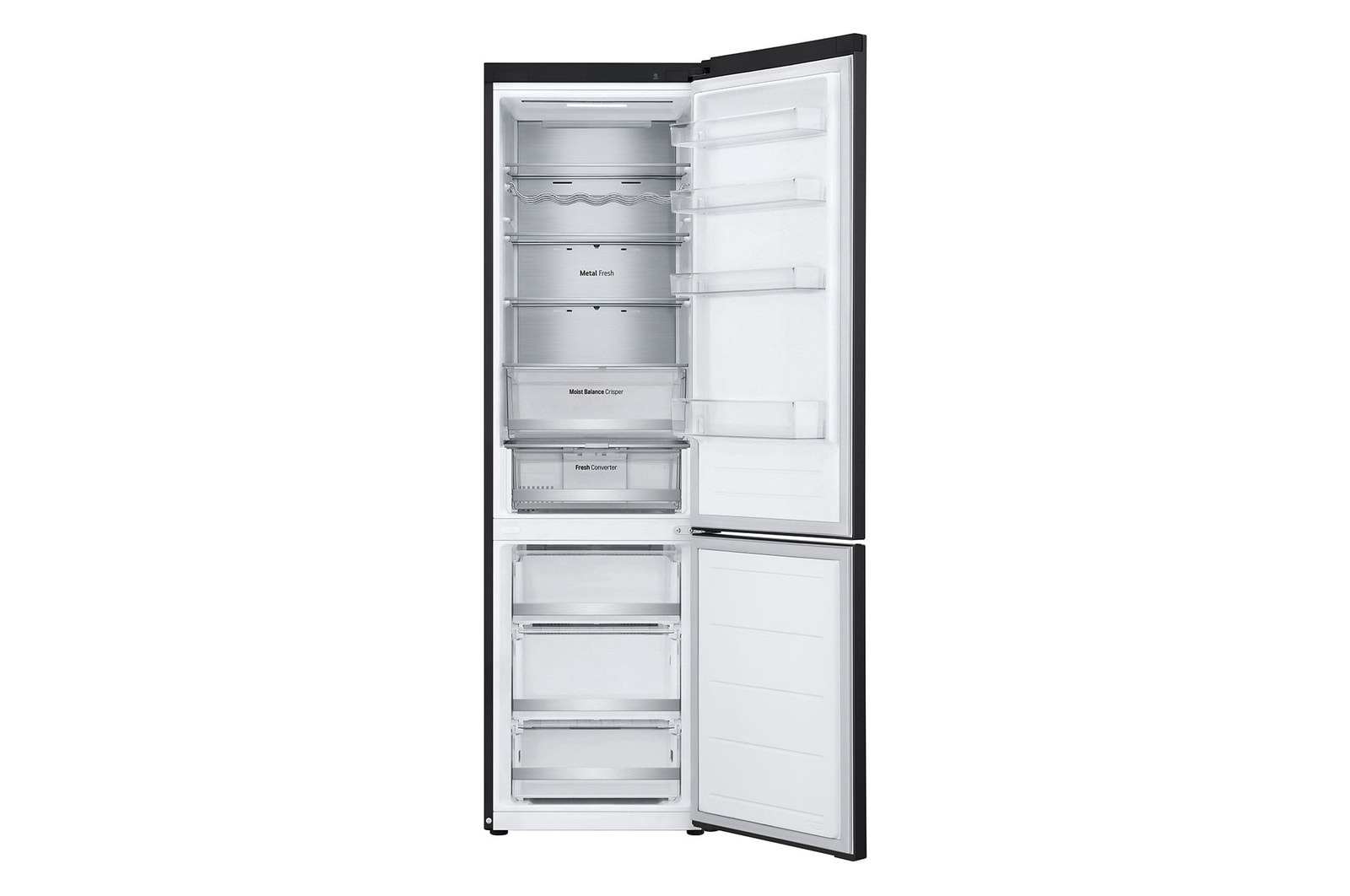 LG Frigorífico Combinado | 387l | Eficiência Energética C | NatureFRESH™ | DoorCooling+™ | LinearCooling™ | FRESH Converter™ | Metal Fresh™, GBV5250CEP