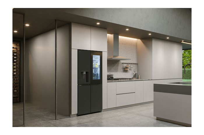 LG Lodówka side by side multidoor LG | 635 L | Klasa E | Ciemny grafit | ThinQ(tm) | DoorCooling+™| GMG860EPBE, GMG860EPBE