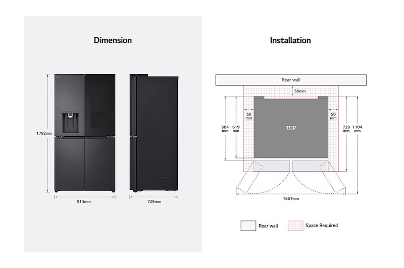 dimension and specification