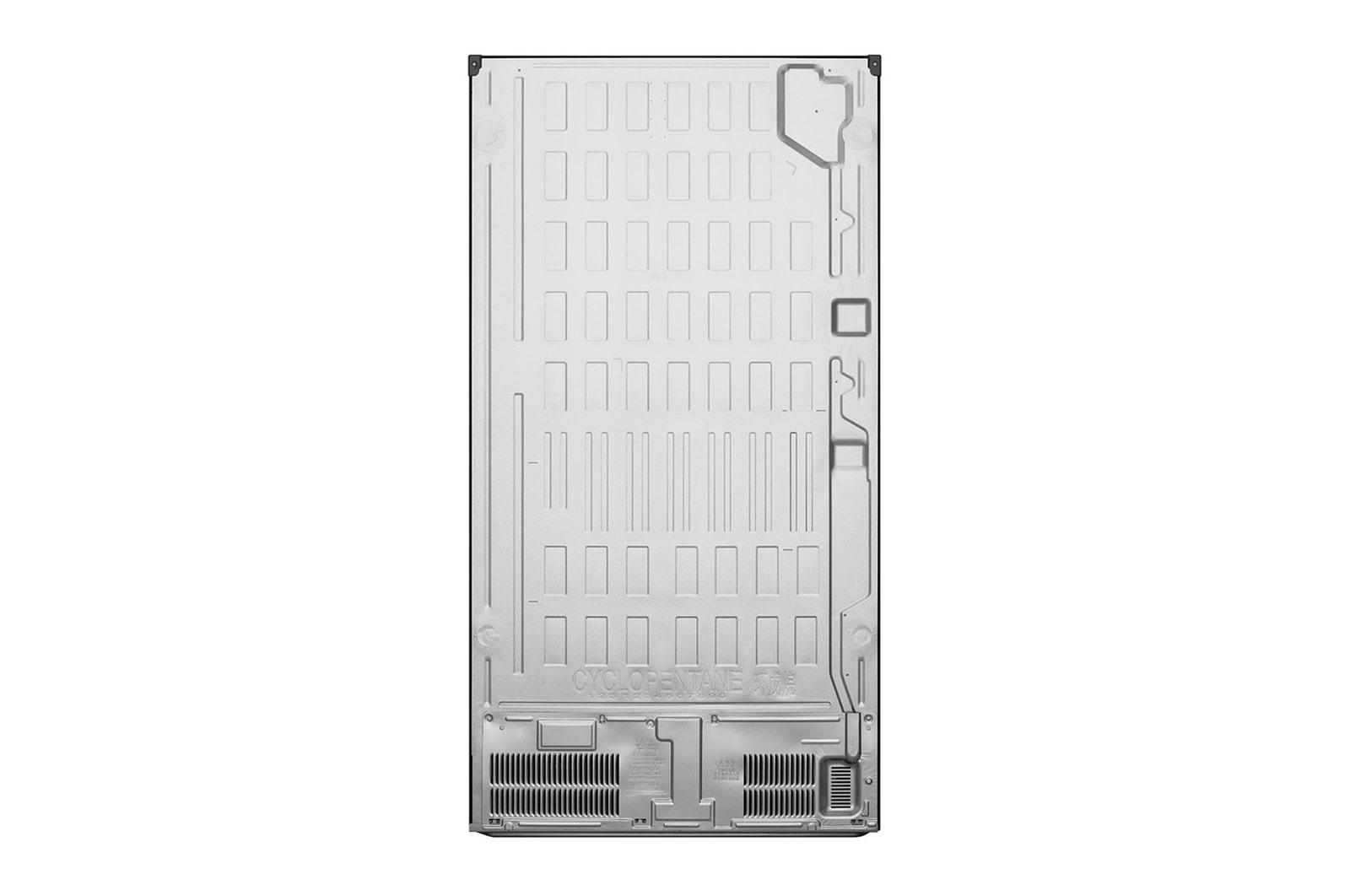 LG Frigorífico Americano de 4 Portas LG inox 666l com Eficiência Energética E, InstaView™ e Compressor Inverter Linear™, GMV960MBDE