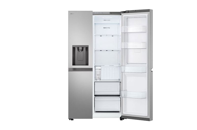 left side door open view without food
