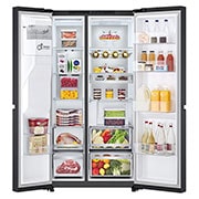 Front all  door open with food