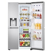 Right door open with food 