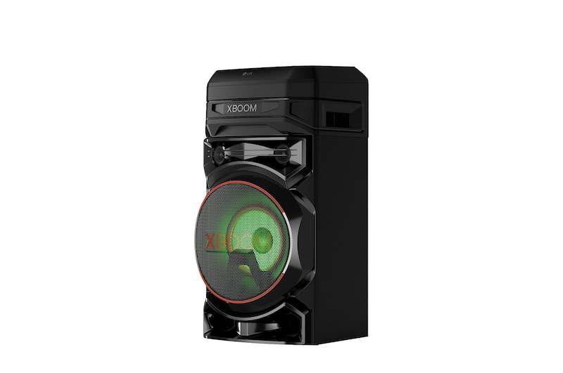 left 30 degree view with green lighting
